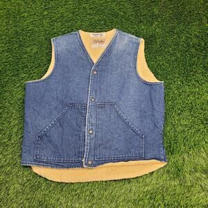 Vintage 80s Walls Blizzard-Pruf Snap Vest XL 25x28 Lined USA